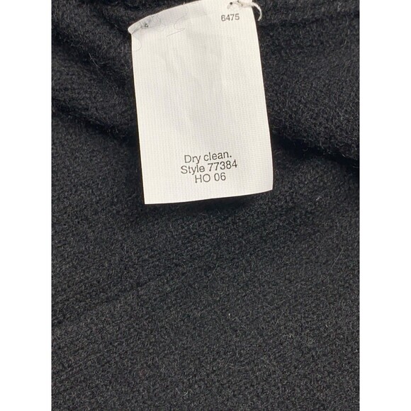 J Crew Cashmere Sweater Womens Size L Black Long Sleeve Crewneck Elevated Basic - Picture 7 of 7